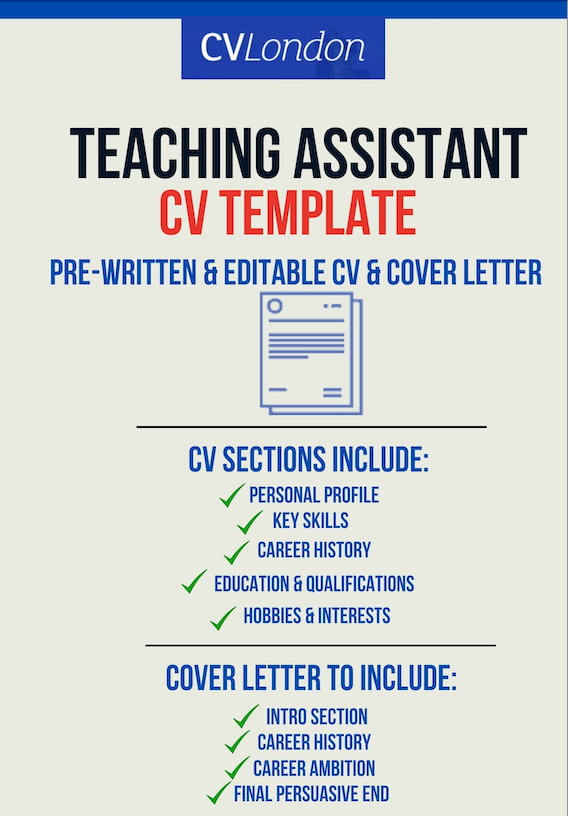 Teaching Assistant CV & Cover Letter Template
